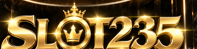 Logo SLOT235 berwarna emas